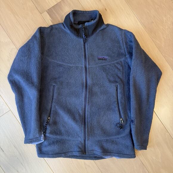Patagonia R2 Fleece Jacket Women's Large Blue Purple Full Zip Outerwear - Picture 2 of 9